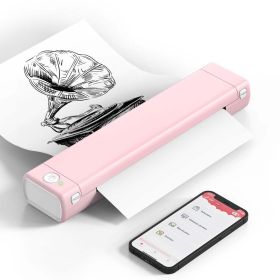 Phomemo M08FLetter Compact Wireless Printer for Travel (Color: Pink)