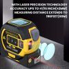 High Precision Laser Tape Measure 3in1 Rangefinder